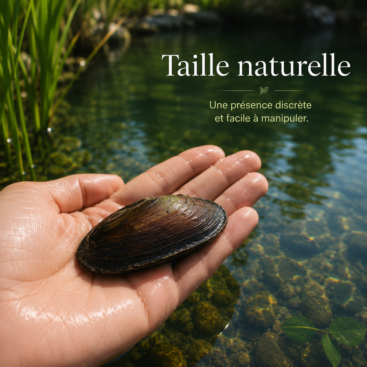 AquaPure Anodonte™ – Moules Filtrantes Naturelles pour Bassin