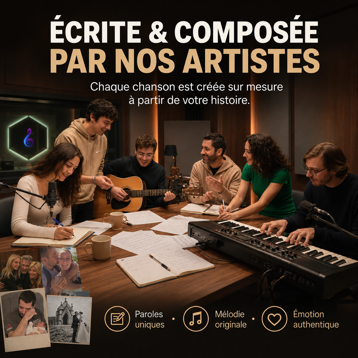 Chanson Personnalisée Unique™ – Créée Sur Mesure Pour Vos Émotions