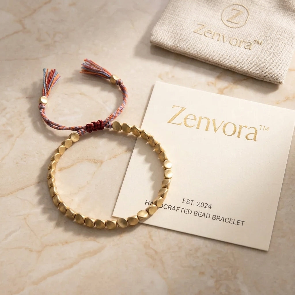 Zenvora™ Bracelet en Perles de Cuivre