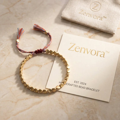 Zenvora™ Bracelet en Perles de Cuivre