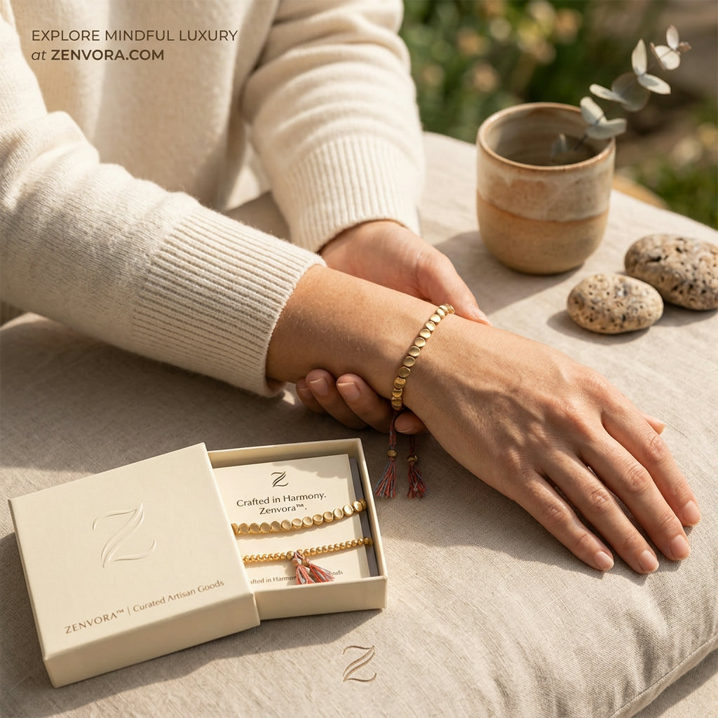 Zenvora™ Bracelet en Perles de Cuivre