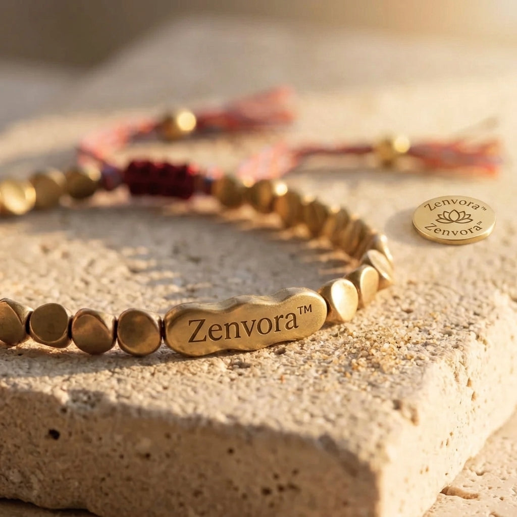 Zenvora™ Bracelet en Perles de Cuivre
